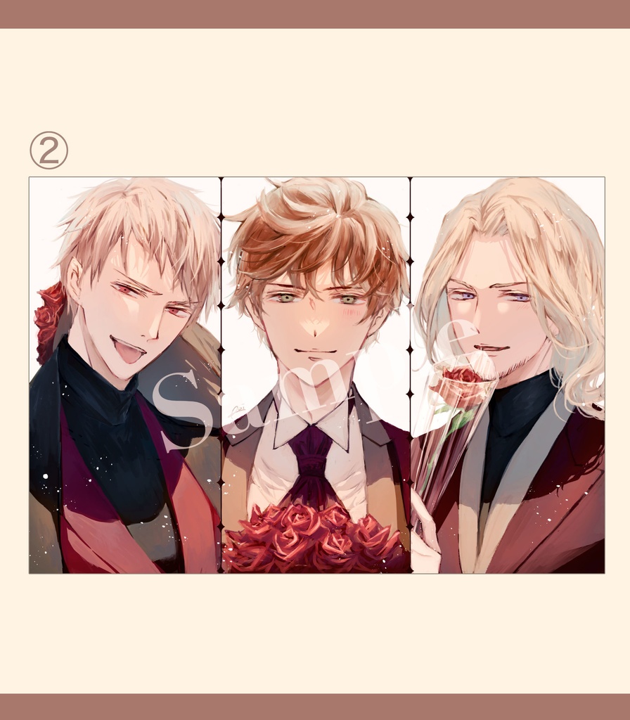 ヘタリア ポストカード①〜④