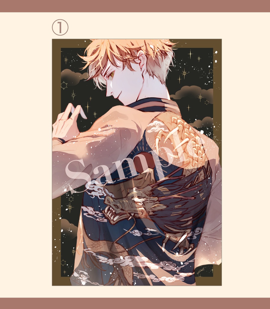 ヘタリア ポストカード①〜④