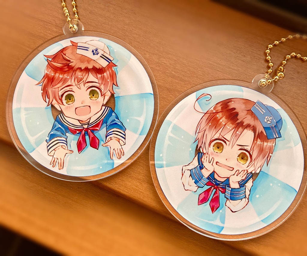 【3セット限定】ヘタリア アクキー(親分子分セット)