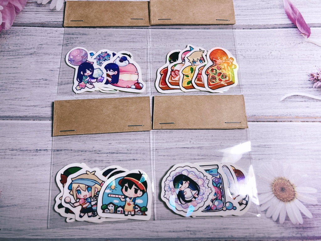 自家製OMORIぷちフレークシール