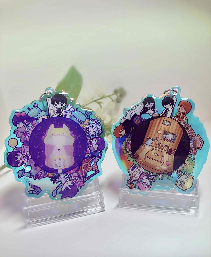 OMORI ドーミングオーロラアクリルキーホルダー 2種