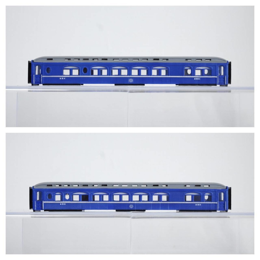 J.G.ブリル社製客車 「ブオネ1」差替車体 UVレジン製キット 1:150 Nゲージ