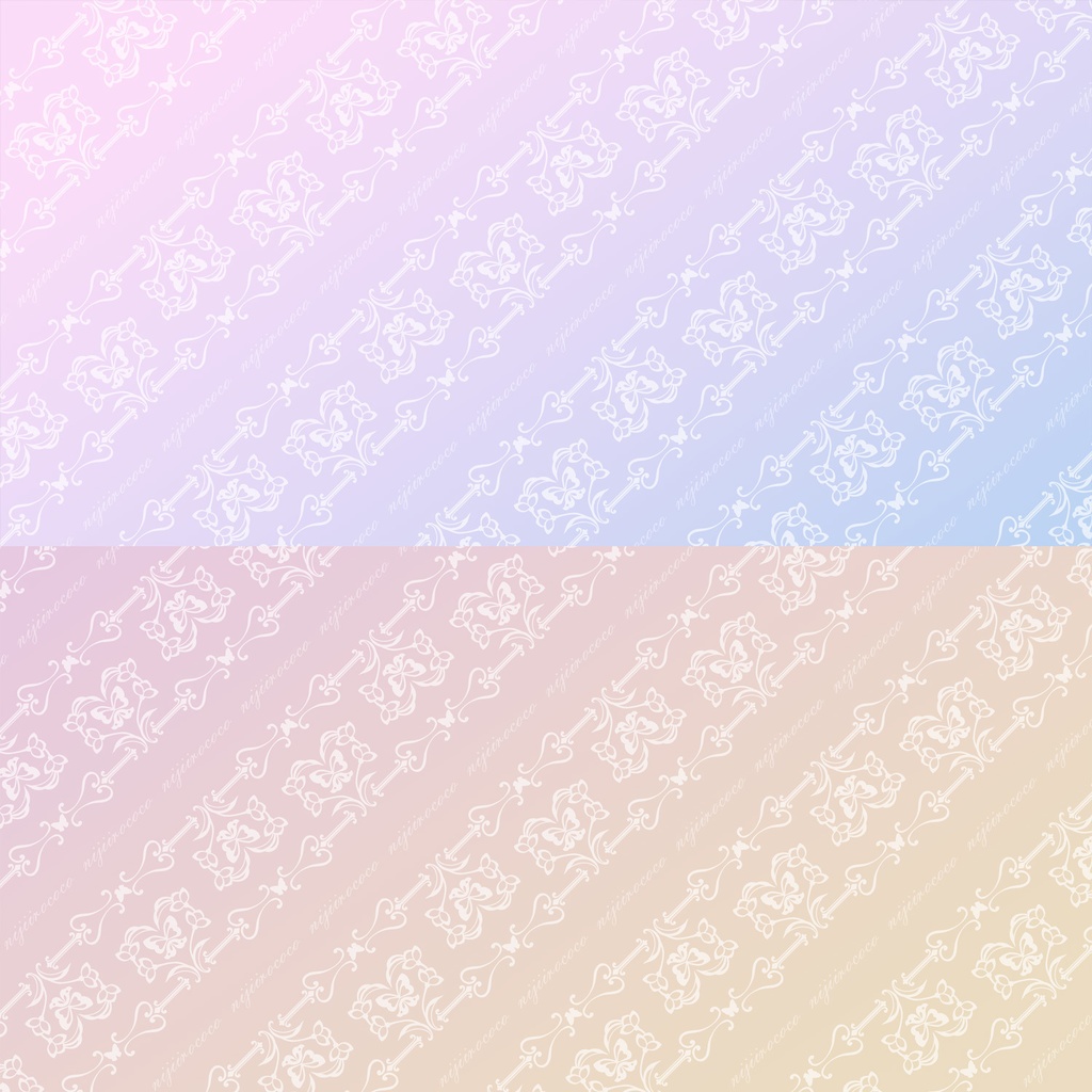 《無料》ハートと蝶のゆめかわ&ゴスロリ&アンティークカラー高解像度テクスチャ18種