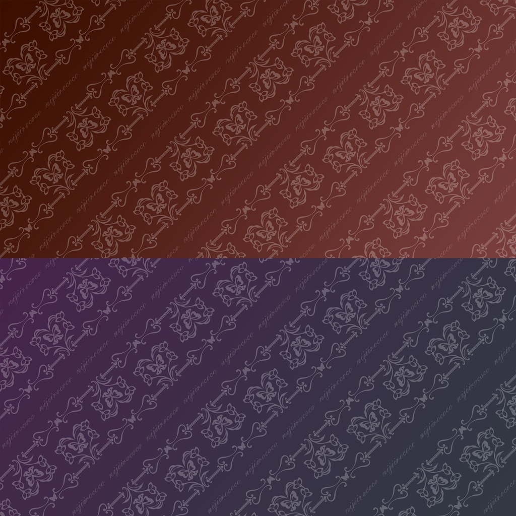 《無料》ハートと蝶のゆめかわ&ゴスロリ&アンティークカラー高解像度テクスチャ18種