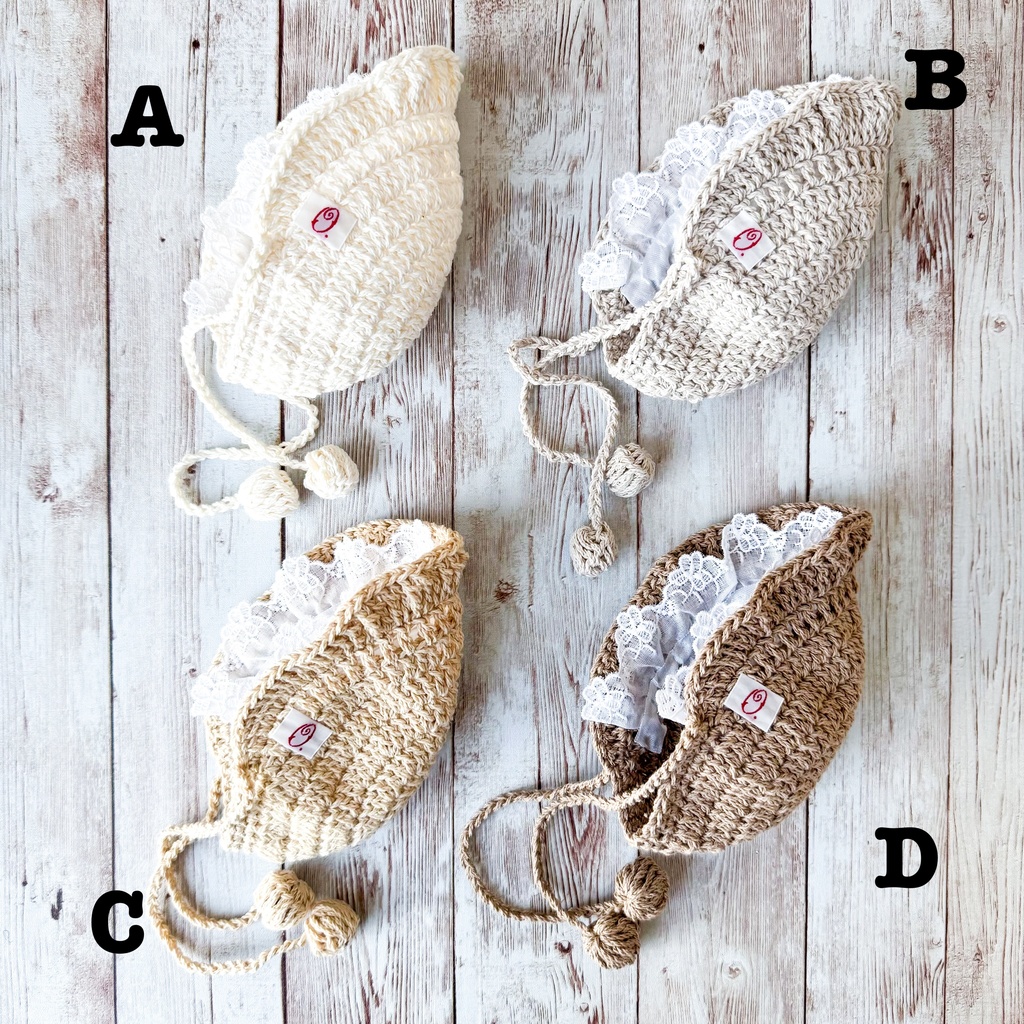 【10~12cmぬい】ノーブルハット  ナチュラル