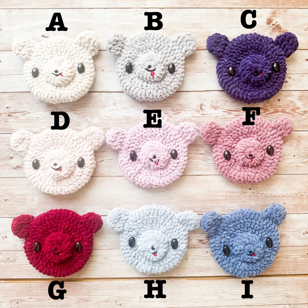 【10~12cmぬい】よわいくま ベレー帽 モール