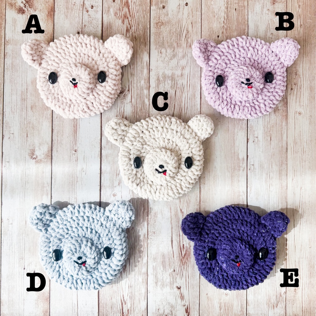 【10~12cmぬい】よわいくま ベレー帽  モール