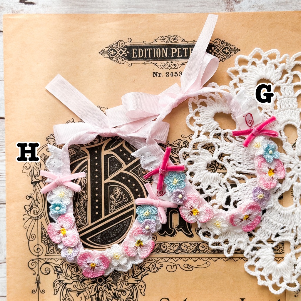 【ぬい用】ビオラの花冠 ヘッドドレス