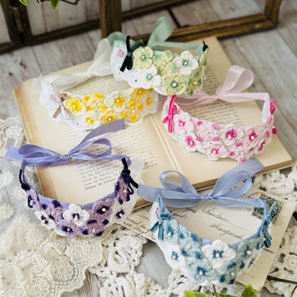 【ぬい用】紫陽花のヘッドドレス