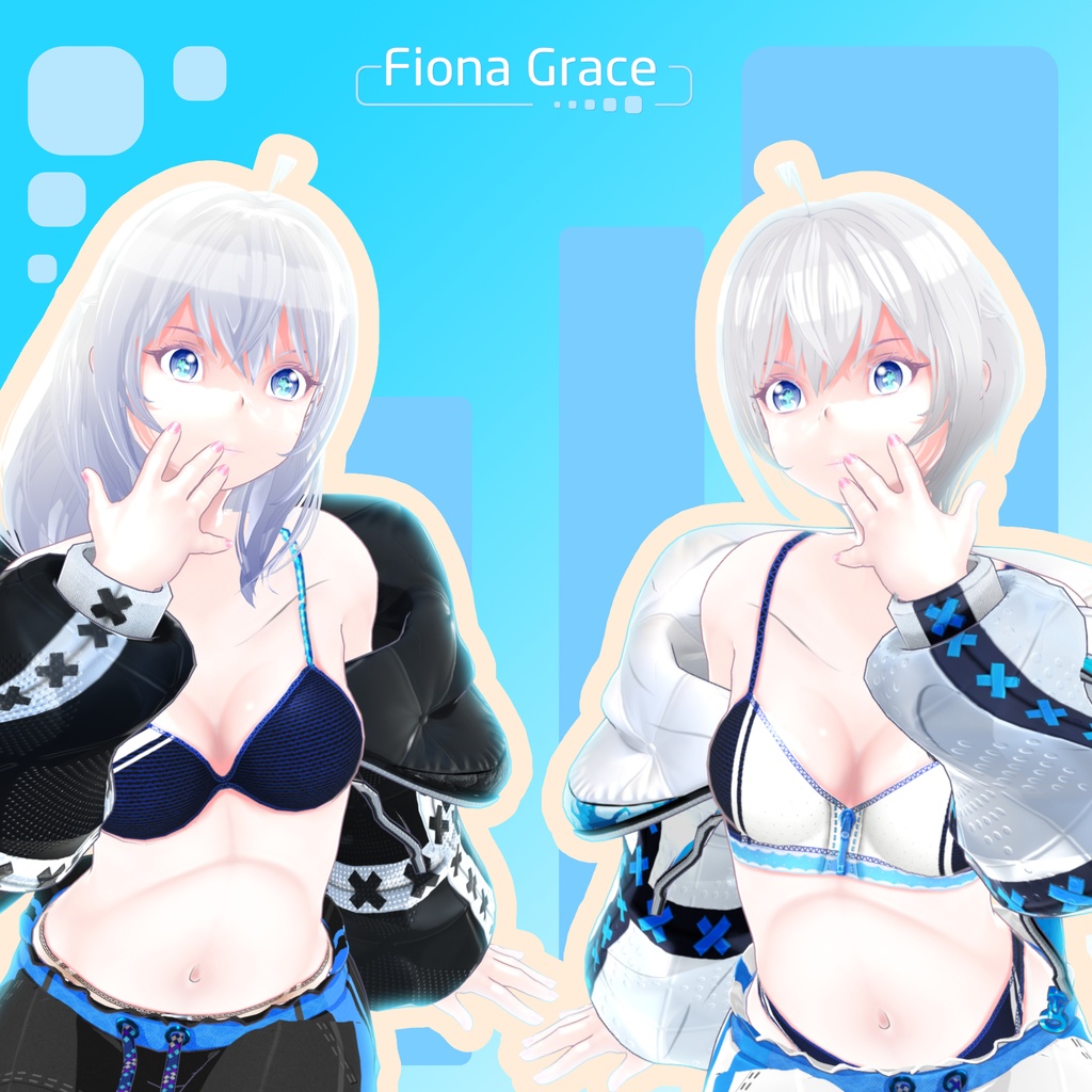 オリジナルキャラクター 3Dモデル