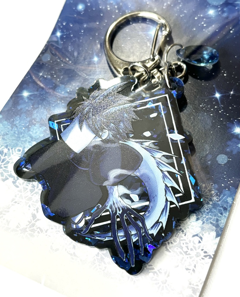 ふさんのキラキラアクキー