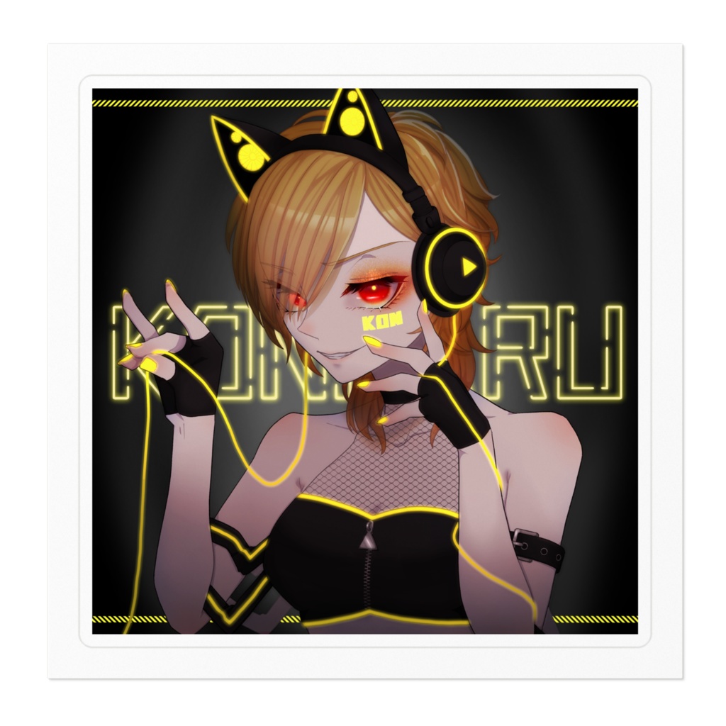 こんまるステッカーA