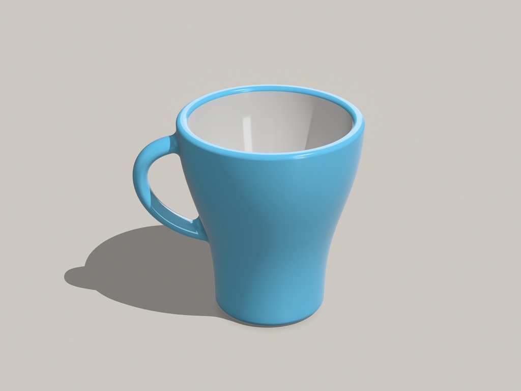 コップ3D OBJ形式