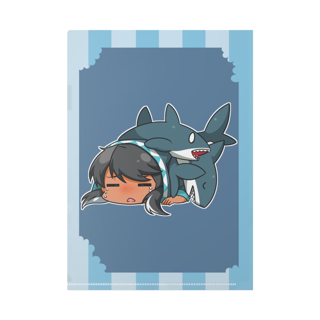 サメ太のA4クリアファイル