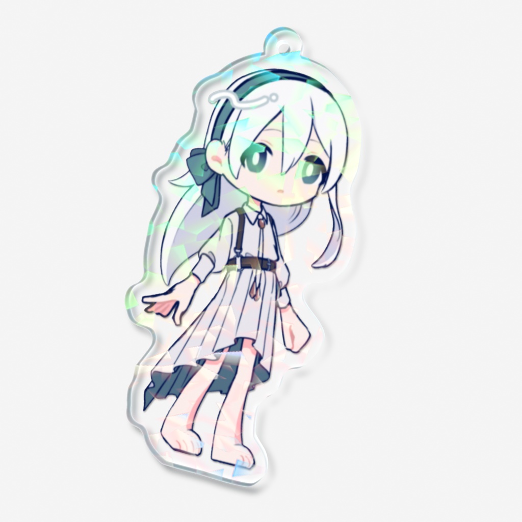 彩度スウ ホログラムアクリルキーホルダー