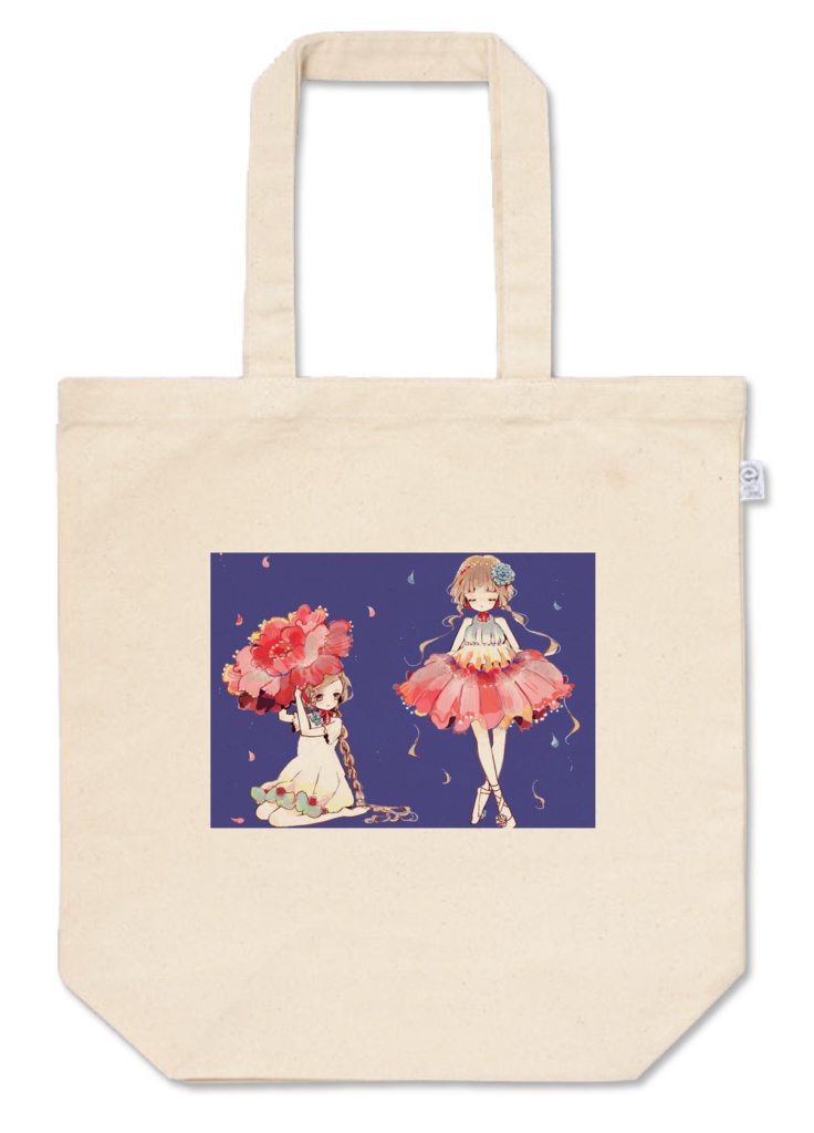 少女（花）トートバッグ