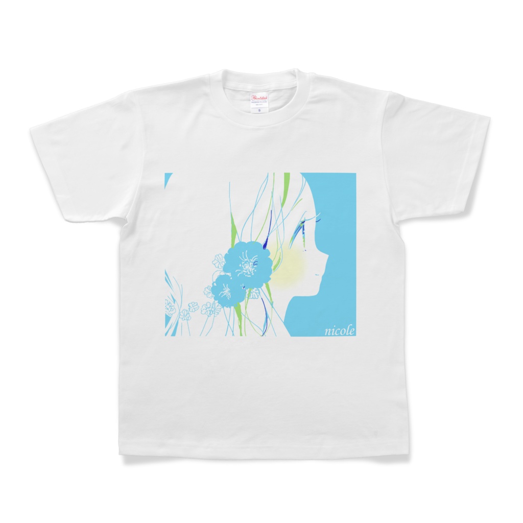 少女(Blue)Tシャツ