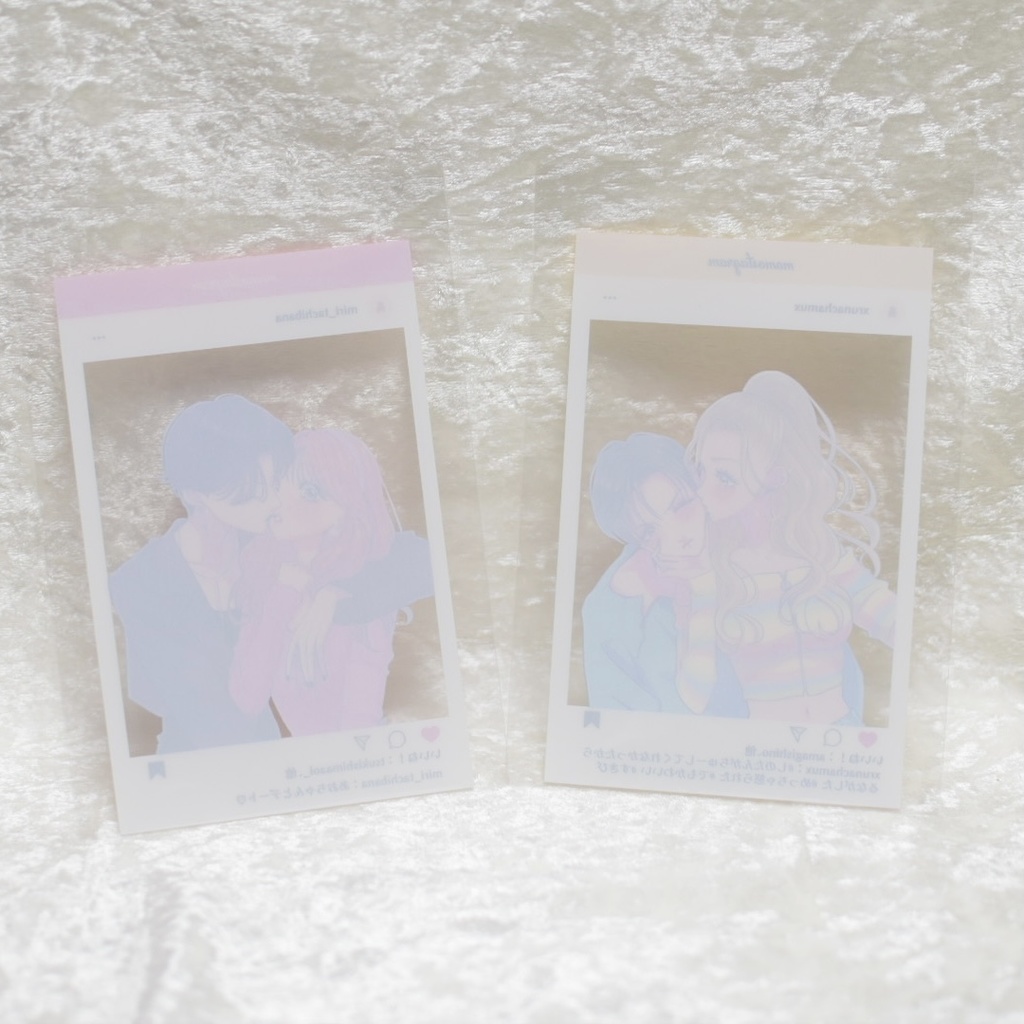 SNS風クリアカード(しのるな)