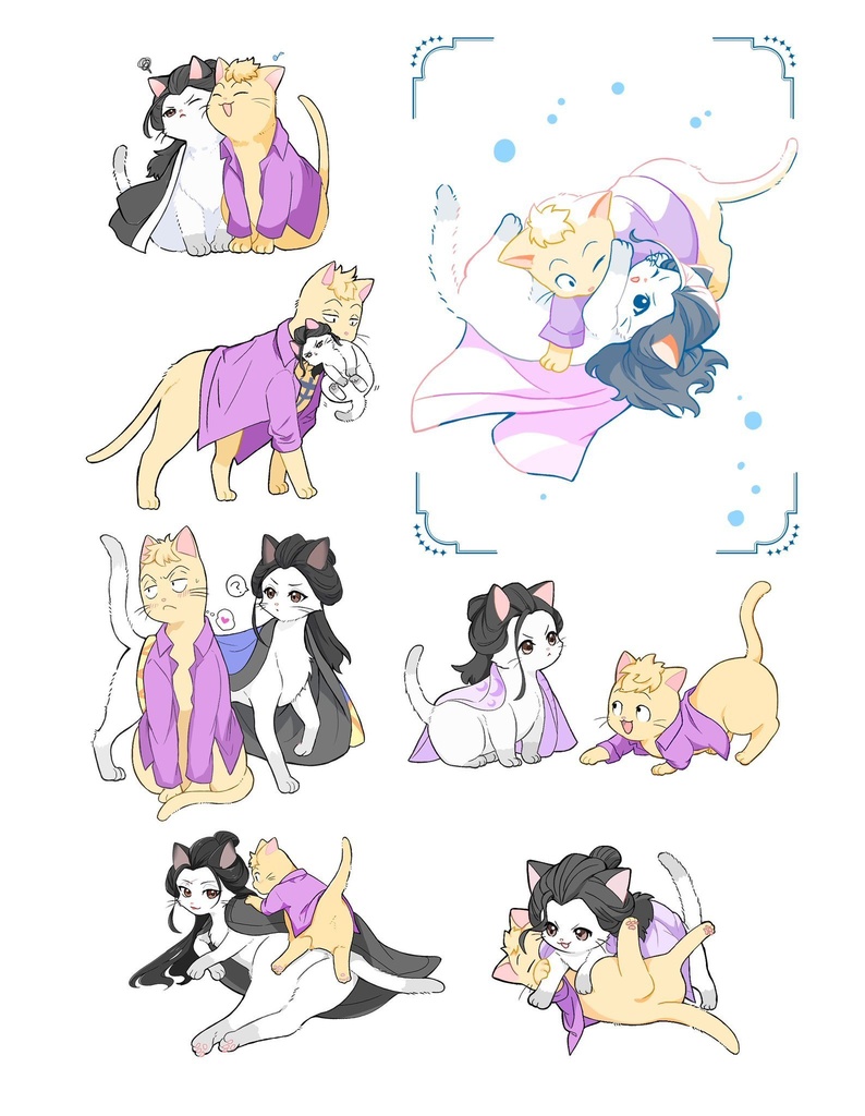 マルにゃん＆イゾにゃんミニステッカー vol.1