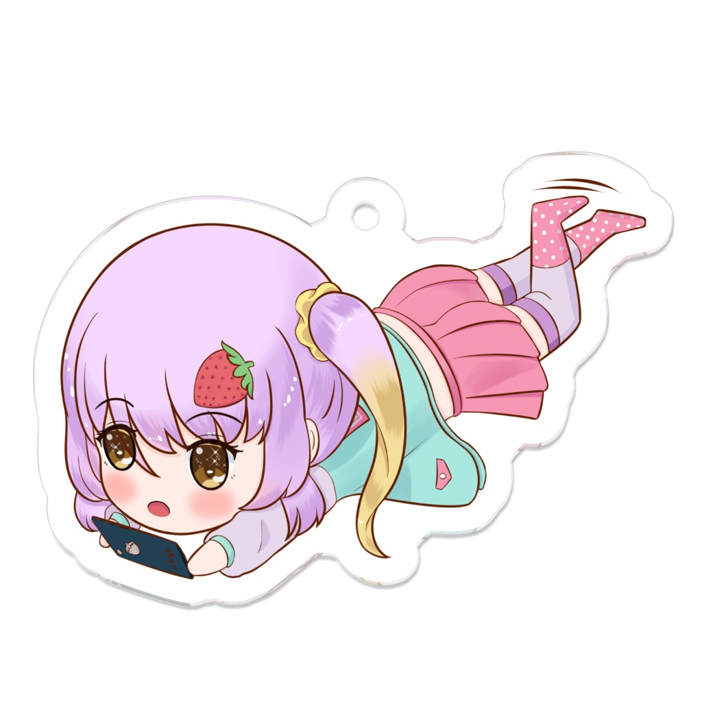 スマフォンいじる苺衣さん