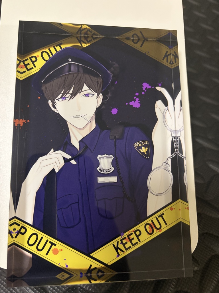 ポリス1枚絵アクリルブロック