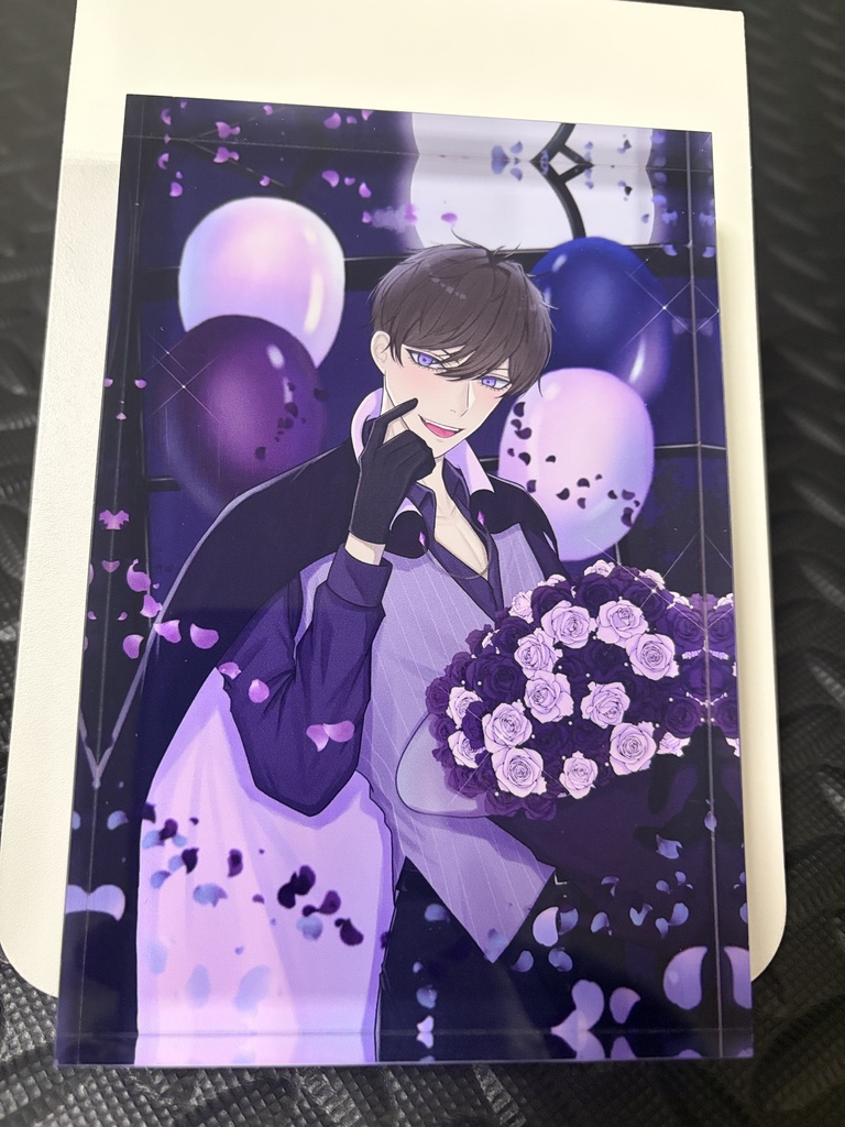 ハフアニ1枚絵アクリルブロック