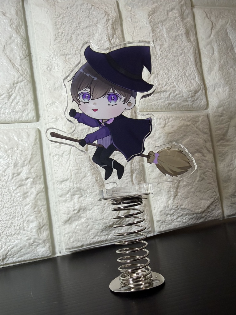 揺れるアクリルスタンド