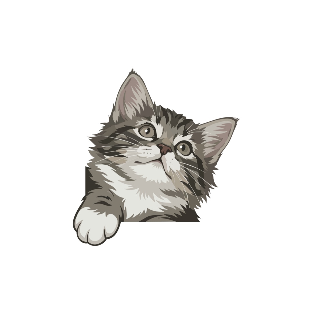 にゃんICカードステッカー