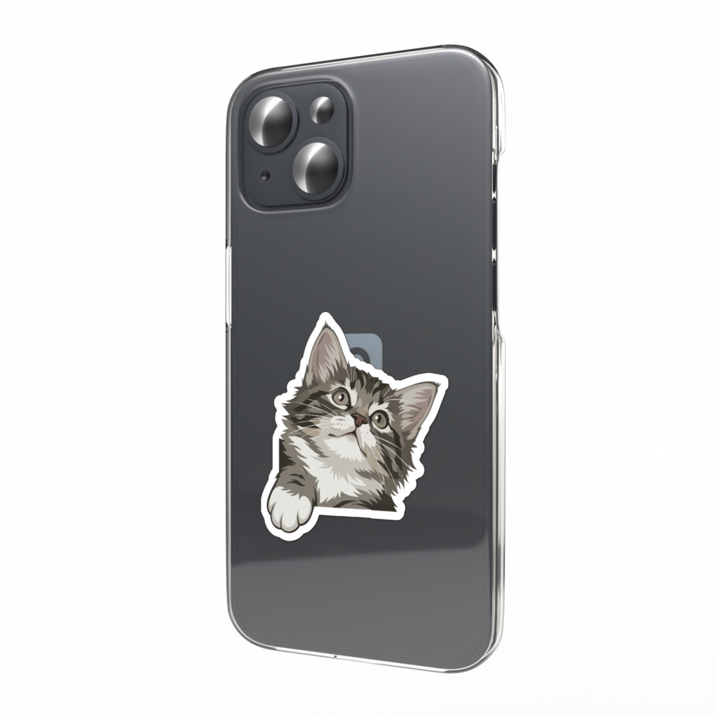 にゃんスマホステッカー