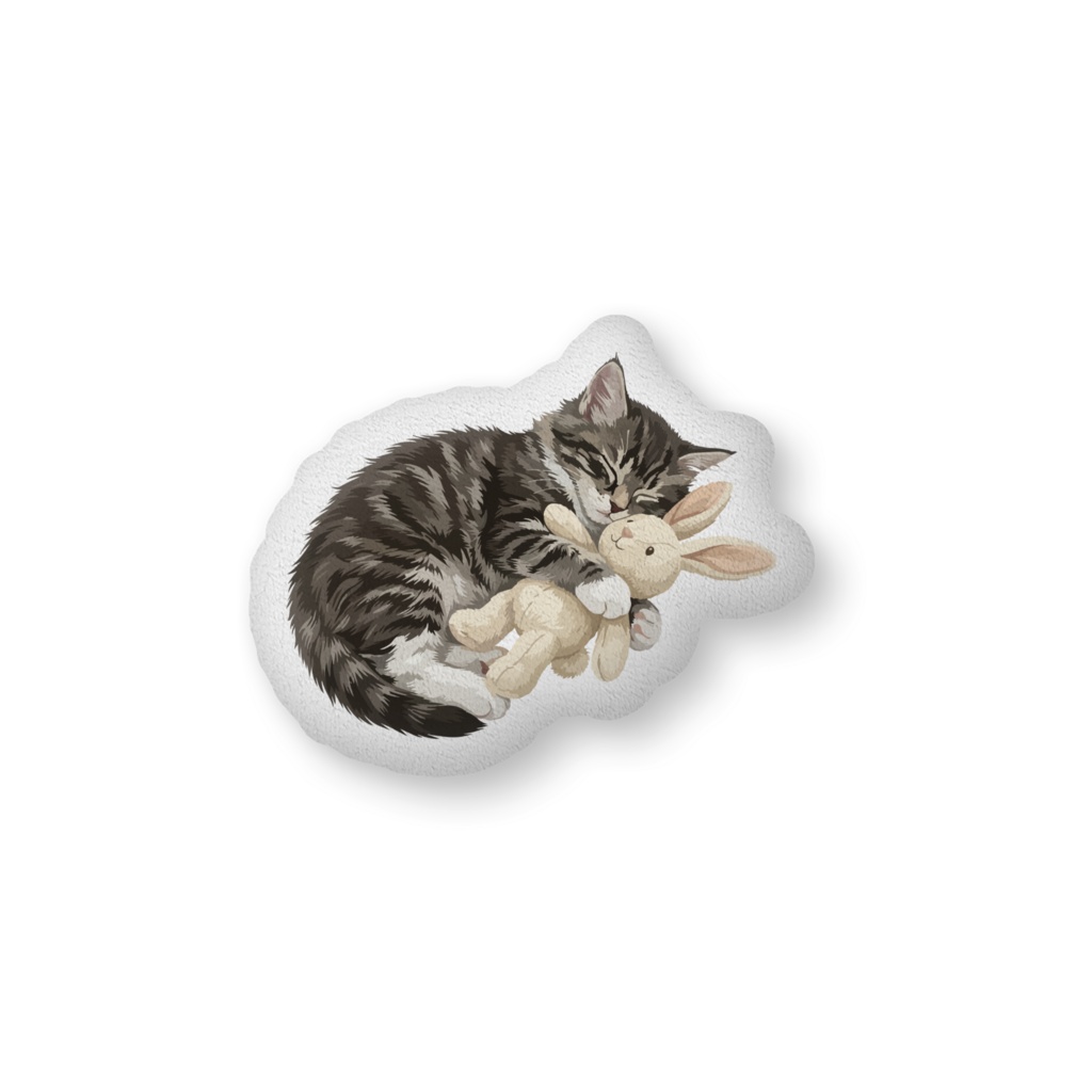 おやすみにゃふかふかクッション