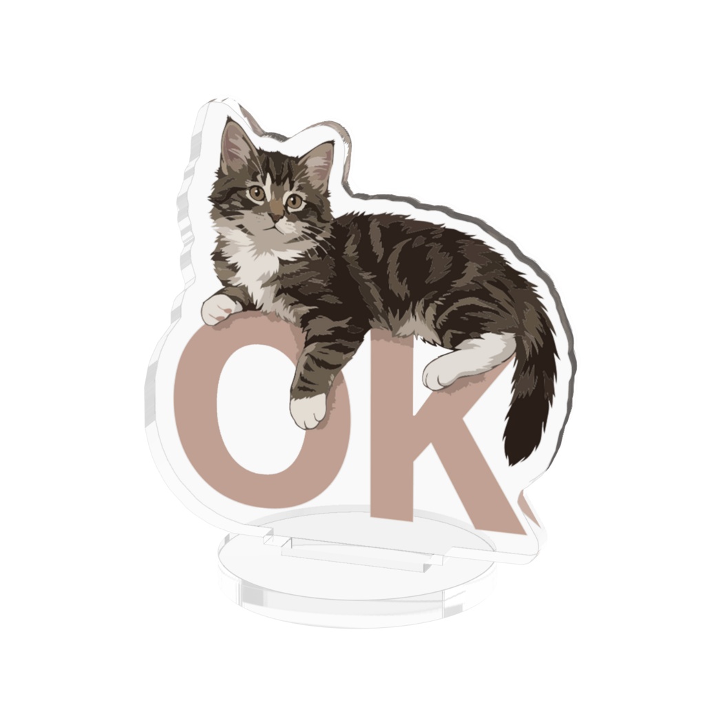OK!にゃんアクリルフィギア