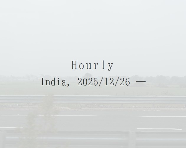Hourly India (from 2025/12/26)