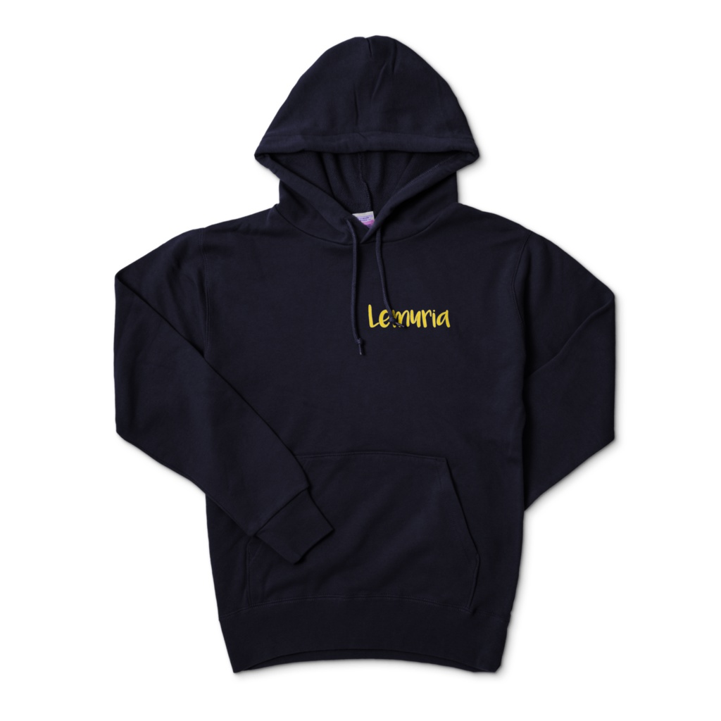 Lemuriaパーカープルオーバー　ネイビー