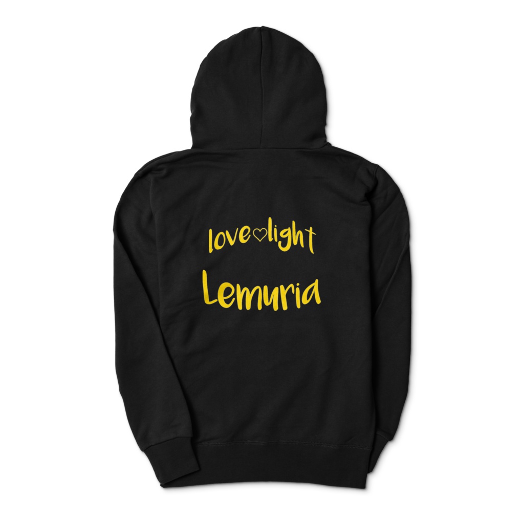 Lemuriaパーカープルオーバー ブラック