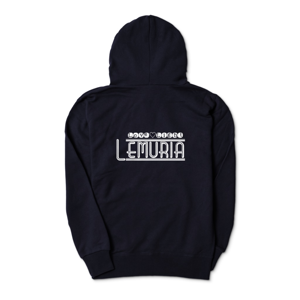 Lemuriaパーカージップ ネイビー