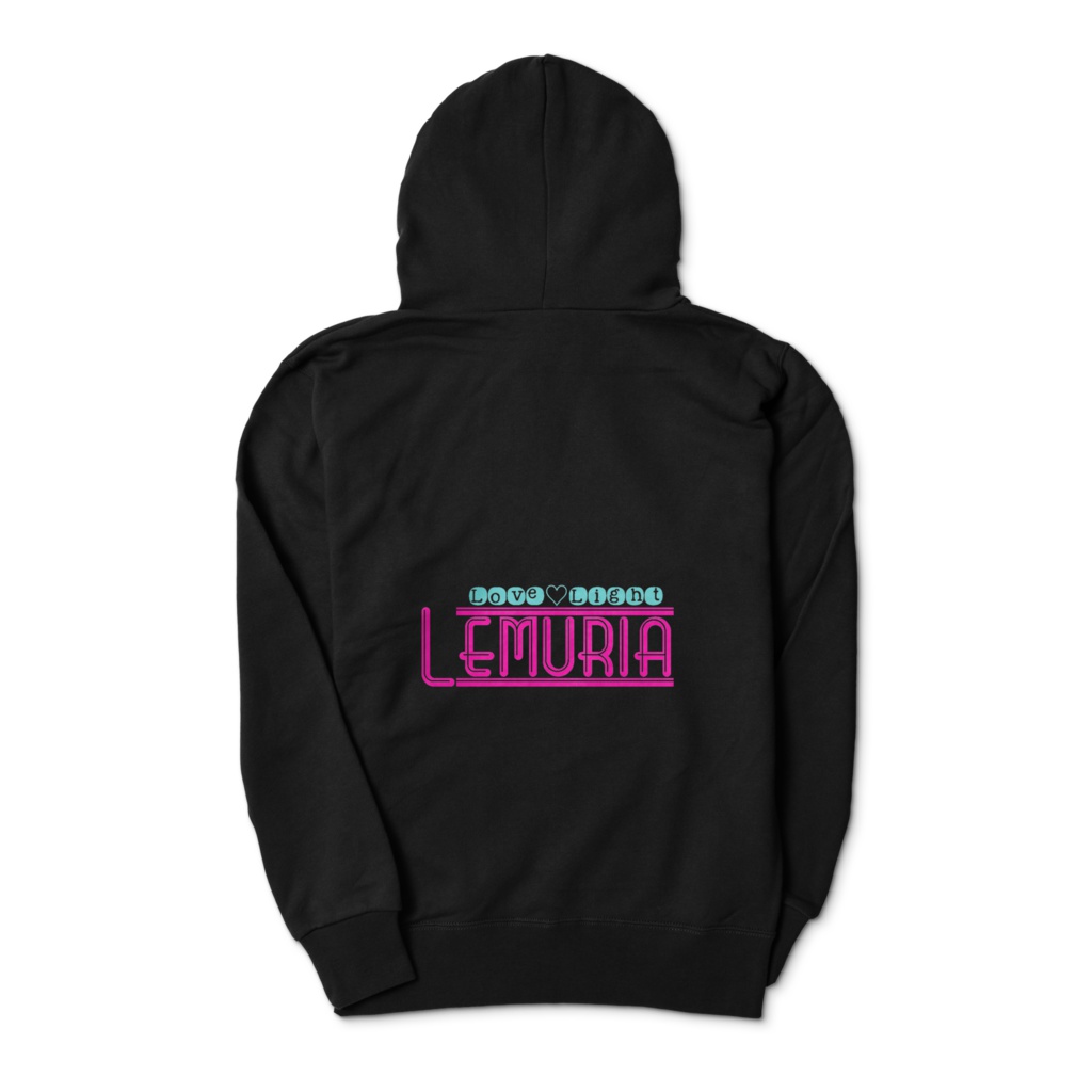 Lemuria パーカージップ ブラック