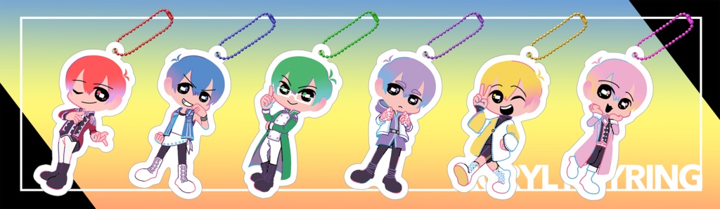 F6 アクリルキーホルダー