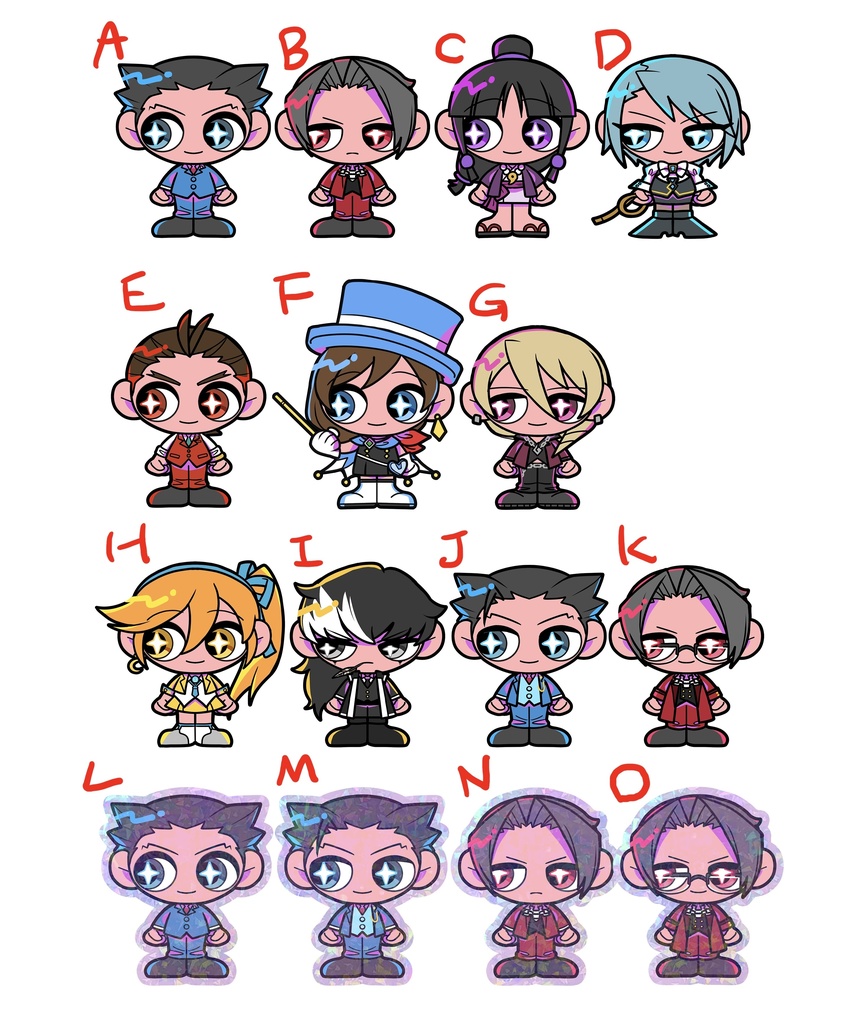 逆転裁判 ステッカー