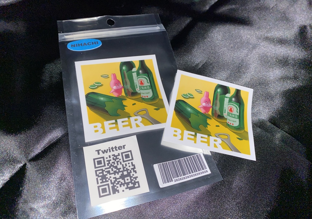 Food Sticker BEER ステッカー