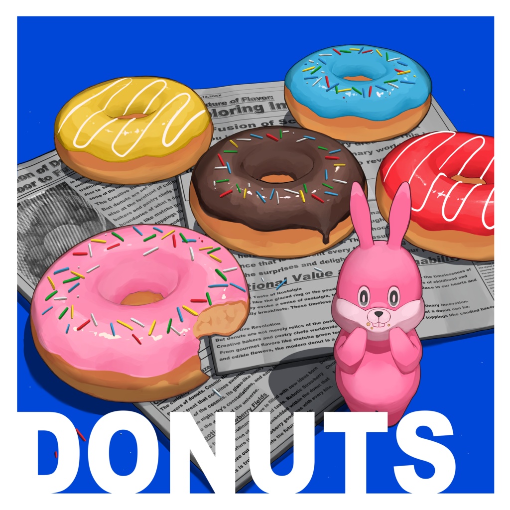 NEW!! DONUTS ステッカー