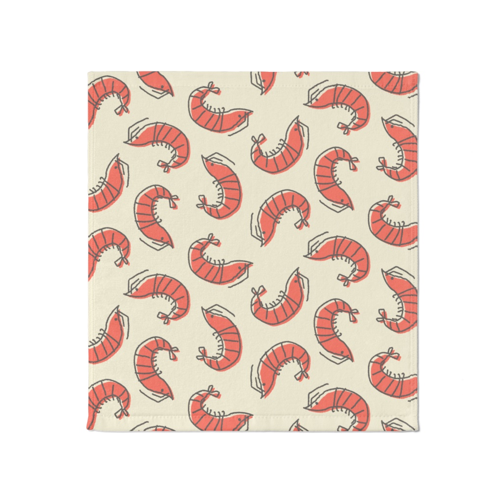 えびハンカチタオル