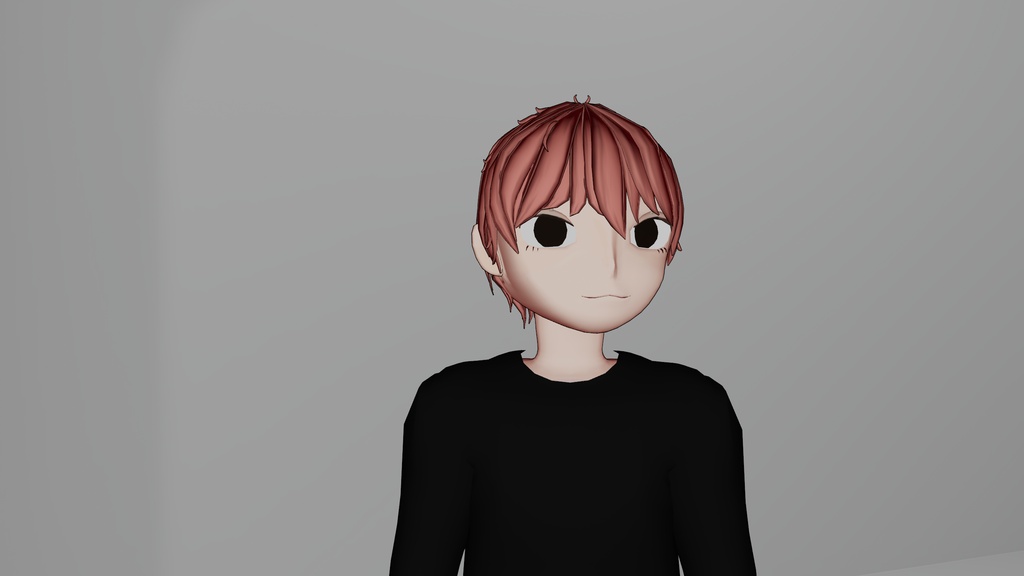 オリジナル3Dモデル【akagami】 vrc アバター