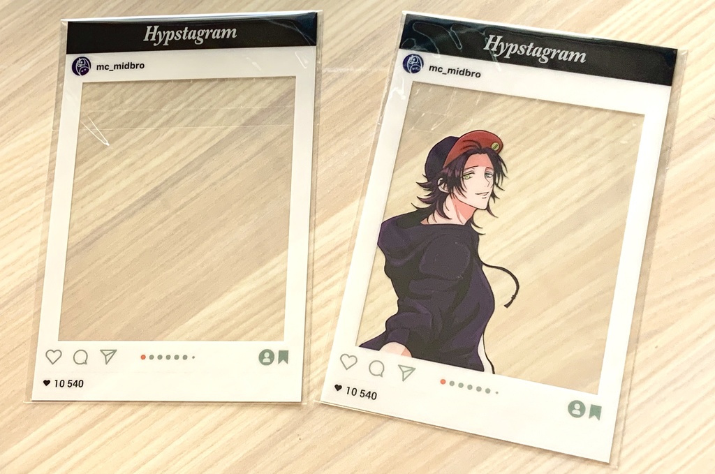 山田二郎SNS風クリアポストカード(2枚組)