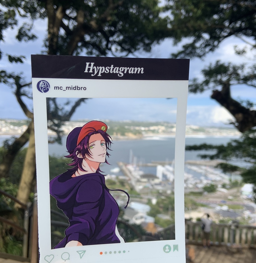 山田二郎SNS風クリアポストカード(2枚組)