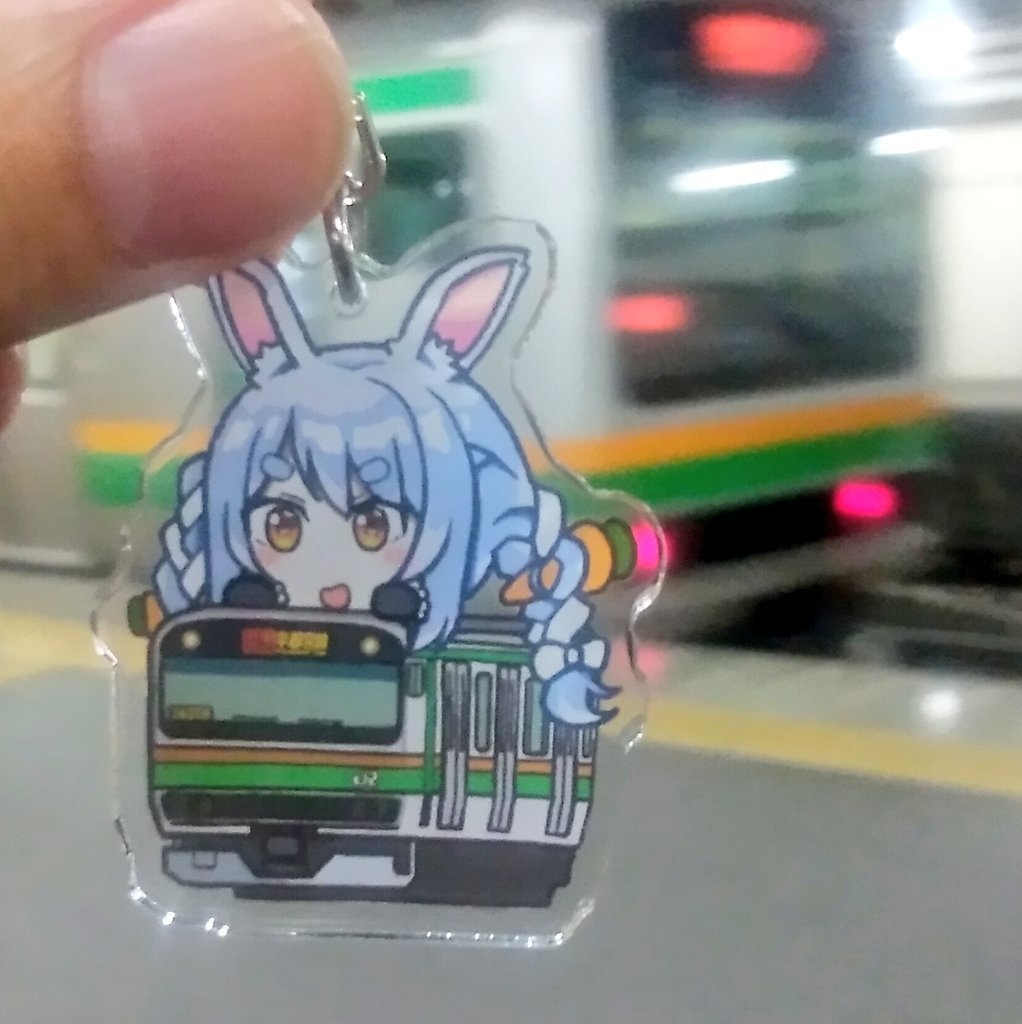 【アクリルキーホルダー】快速ラビット