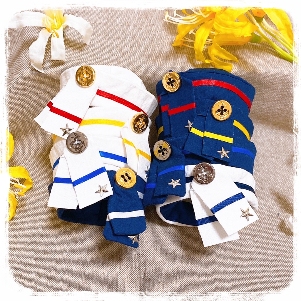 カラフルセーラーと水兵帽セット