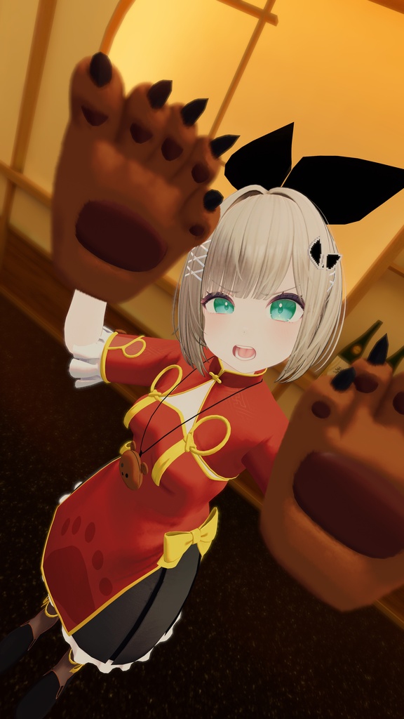 【半額セール中!】クマッちゃいな!/BearChinaDress【VRChat想定衣装】