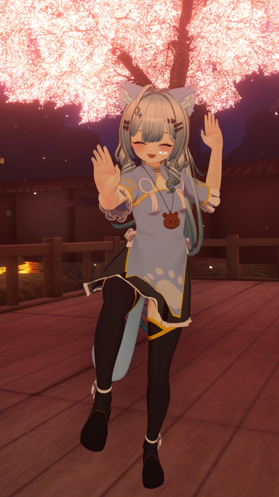 【半額セール中!】クマッちゃいな!/BearChinaDress【VRChat想定衣装】