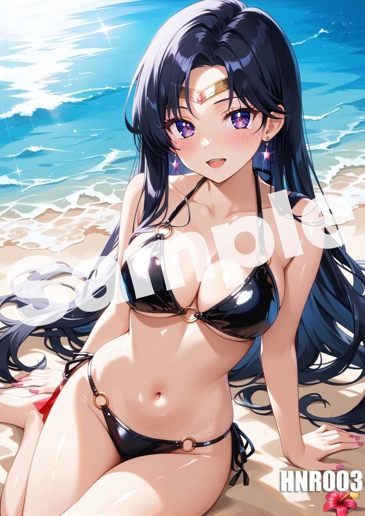 【セーラーマーズ】セーラームーン AI イラスト A4ポスター 高画質 ヌード 美人 水着 下着 巨乳 同人 コスプレ HNR001-006