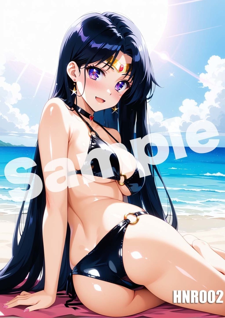 【セーラーマーズ】セーラームーン AI イラスト A4ポスター 高画質 ヌード 美人 水着 下着 巨乳 同人 コスプレ HNR001-006